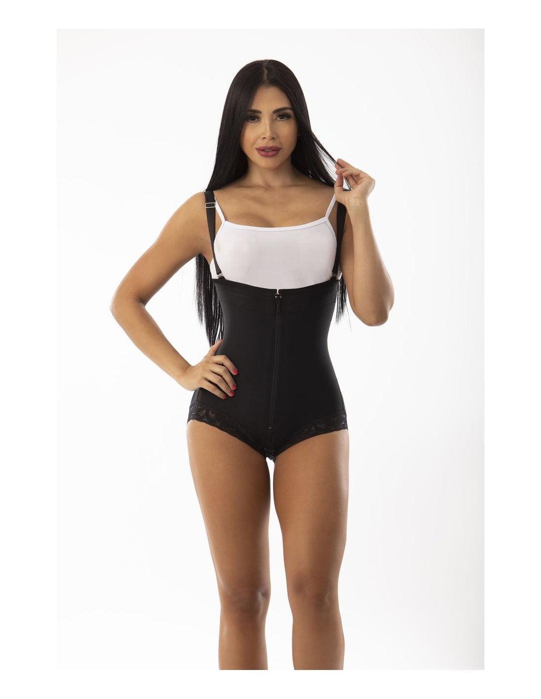 BEIGE PITBULL LIPOSCULPTURE GIRDLE ADJUSTABLE COLOMBIAN JOINT FAT BURNING