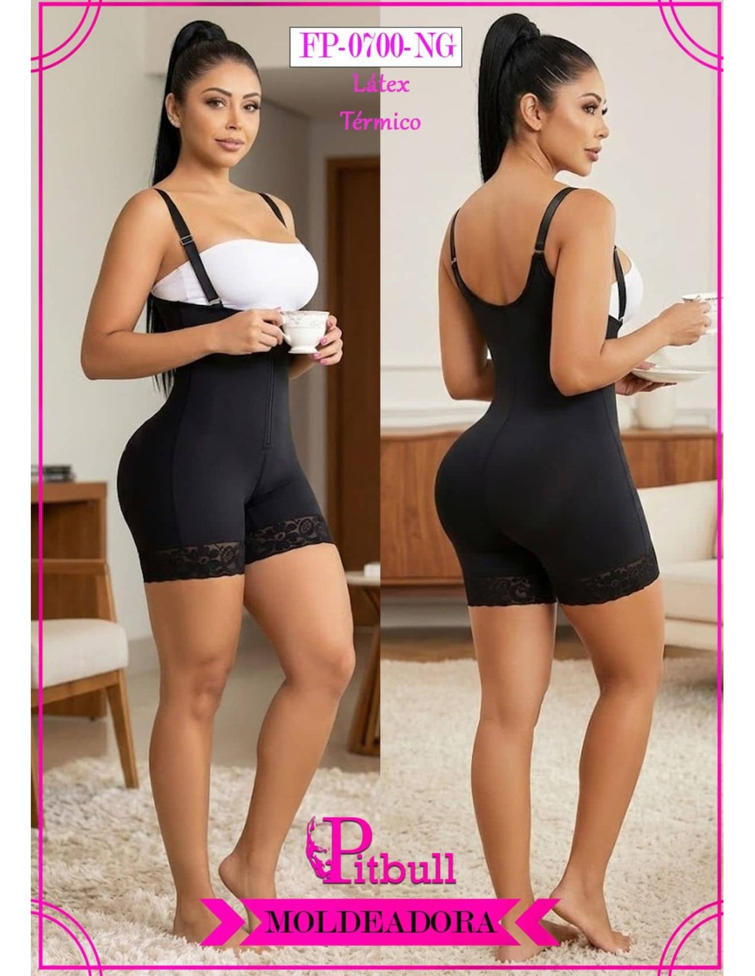 FAJA RELOJ DE ARENA CON VARILLAS Y SUJETADOR INCLUIDO  REALZA LA FIGURA ESTILIZA MARCA PITBULL