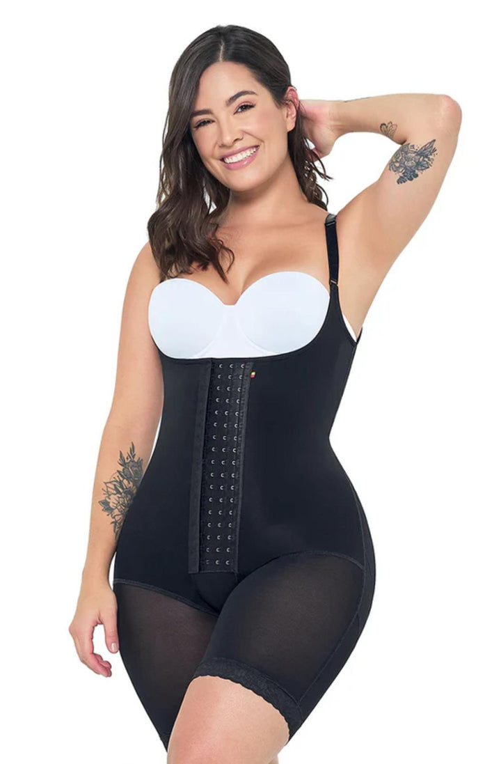 BEIGE PITBULL LIPOSCULPTURE GIRDLE ADJUSTABLE COLOMBIAN JOINT FAT BURNING