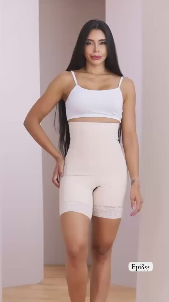 PITBULL SHAPING SHORT GIRDLE IN BLACK COLOR 100% COLOMBIAN GIRDLE WITH INVISIBLE SEAMS