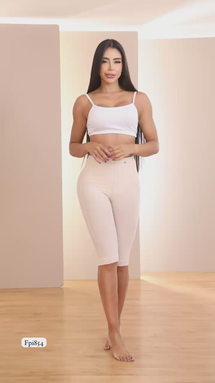 BEIGE PITBULL LIPOSCULPTURE GIRDLE ADJUSTABLE COLOMBIAN JOINT FAT BURNING