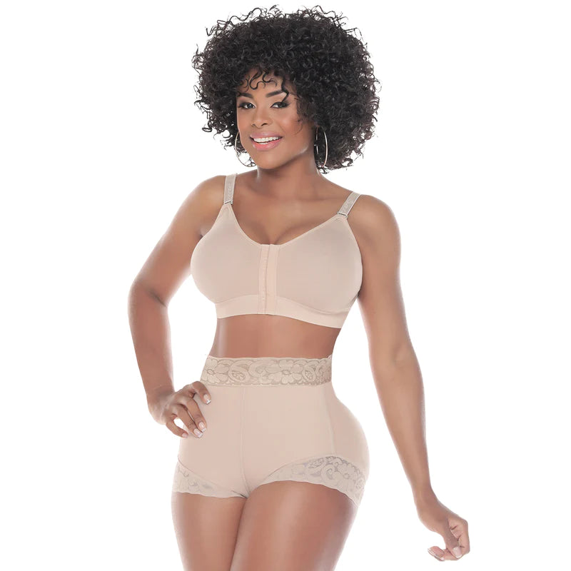 SALOME GIRDLE - SILICONE LACE PANTY WITH INTERNAL TAIL LIFT