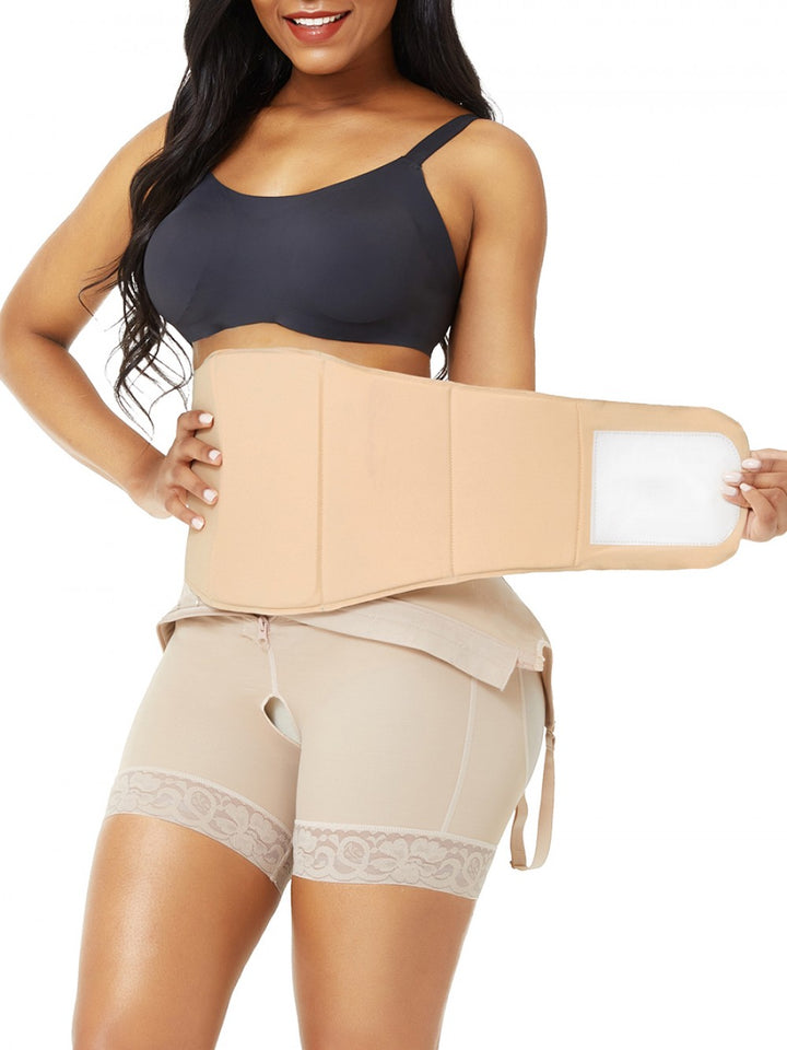 BEIGE ABDOMINAL BOARD BELT STYLE ABDOMINOPLASTY AESTHETIC SURGERY 