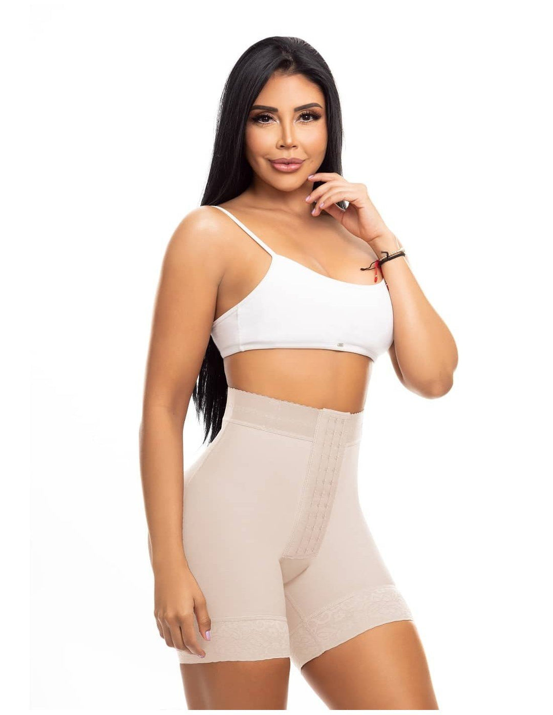 CEINTURE COURTE BUTT LIFT AVEC RANGÉES DE CROCHETS CULOTTE DE CEINTURE D'AMÉLIORATION PUSH UP 